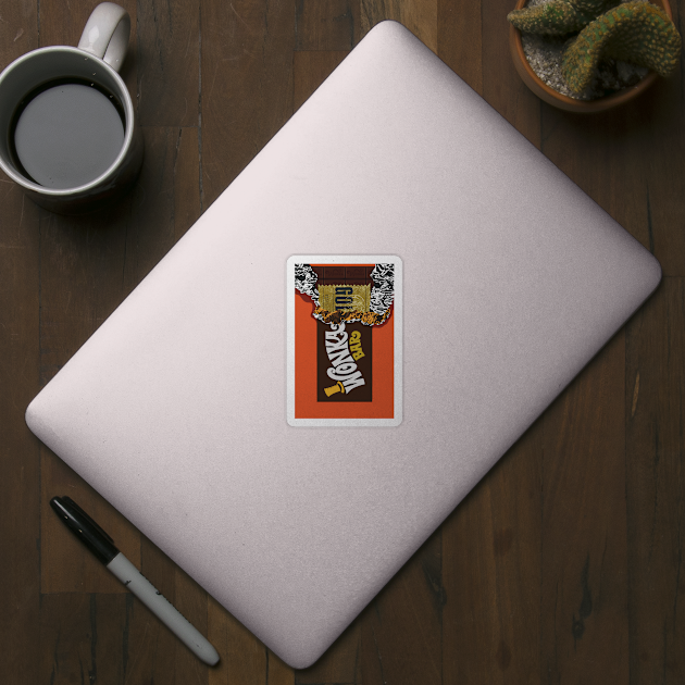 Willy Wonka Bar Illustration by Holailustra